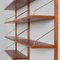 Danish Teak Two Bay Modular Shelving System with Desk by Poul Cadovius for Cado, 1960s 10