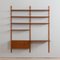 Danish Teak Two Bay Modular Shelving System with Desk by Poul Cadovius for Cado, 1960s, Image 1