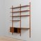 Danish Teak Two Bay Modular Shelving System with Desk by Poul Cadovius for Cado, 1960s 3