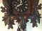 Reloj de cuco grande tallado con pájaros, años 40, Imagen 11