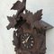 Carved Large Cuckoo Clock with Birds, 1940s 25
