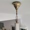 Lámpara colgante portuguesa Mid-Century de vidrio burbuja, años 60, Imagen 13