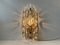 Crystal and Brass Wall Sconce by Carl Fagerlund for Orrefors, 1960s, Image 3