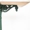 Marble and Cast Iron Outdoor Table, Image 6