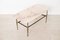 Italian Brass and Pink Marble Coffee Table, Image 4