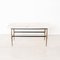 Italian Brass and Pink Marble Coffee Table 15