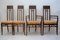 Italian Arts & Crafts Dining Chairs, Set of 4 1