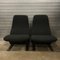 Black Concorde Lounge Chairs from Artifort, Set of 2 4