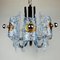 Mid-Century Ice Murano Glass Chandelier by Toni Zuccheri attributed to Mazzega, Italy, 1970s 9