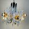 Mid-Century Ice Murano Glass Chandelier by Toni Zuccheri attributed to Mazzega, Italy, 1970s 5