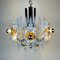 Mid-Century Ice Murano Glass Chandelier by Toni Zuccheri attributed to Mazzega, Italy, 1970s, Image 4