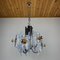 Mid-Century Ice Murano Glass Chandelier by Toni Zuccheri attributed to Mazzega, Italy, 1970s 1