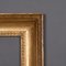 Espejo Imperio italiano con marco de madera dorado, Imagen 4