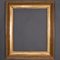 Specchio Impero in legno dorato, Italia, Immagine 1