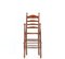 Antique 19th Century Beech Country Ladder Back Children's Chair 6