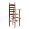 Antique 19th Century Beech Country Ladder Back Children's Chair 4