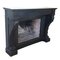 Mid-Century Spanish Black Marble Fireplace 2