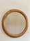 Ash Wood Round Mirror, 1970s 2