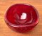 Vintage Italian Bullicante Glass Strawberry Bowl, 1970s 1