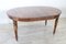 Antique Oval Walnut Dining Table, 1850s 5