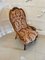 Sedia antica vittoriana in legno di noce intagliato, Immagine 2