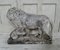 Statue de Lion Médicis Vintage en Pierre 1