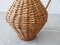 Vase de Plancher en Rotin, 1960s 7