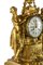 Reloj de repisa francés de bronce dorado y mármol de Caron Le Fils a Paris, Imagen 4