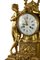 Horloge de Cheminée en Bronze Doré et Marbre de Caron Le Fils à Paris, France, 19ème Siècle 9