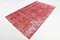 Vintage Faded Red Rug 8