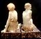 Art Deco Crackle Glazed Satyr Bookends by Pierre Le Faguays, Set of 2 9