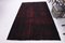 Vintage Black & Red Rug 1