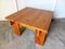 Vintage Modernist Coffee Table in Pine, 1970s 10