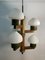 Mid-Century Scandinavian Hanging Pendant in Pine and Opaline Glass 12