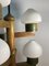 Lámpara colgante escandinava Mid-Century de pino y vidrio opalino, Imagen 10