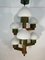 Mid-Century Scandinavian Hanging Pendant in Pine and Opaline Glass 3