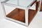 Tavolini vintage in legno e metallo cromato di Richard Young di Merrow Associates, set di 2, Immagine 10