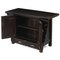 Antique Chinese Black Lacquer Side Cabinet 4