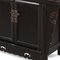 Antique Chinese Black Lacquer Side Cabinet 6