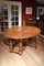 Large Oak Drop Leaf Dining Table 6