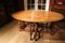 Large Oak Drop Leaf Dining Table 1