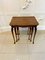 Tables Gigognes Antiques en Noyer, Set de 3 9