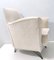 Vintage Italian Ivory-Colored Fabric Armchair by Ico Parisi 9