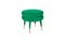 Green Marshmallow Stools by Royal Stranger, Set of 4 3