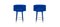 Blue Marshmallow Barstool by Royal Stranger, Set of 2 1