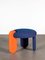 Lila Orange Glazy Hocker von Royal Stranger, 2er Set 2