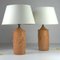 Vintage Weintrauben Lampen aus Terrakotta, 2er Set 8