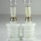 Small Danish Glass Pharmacy Table Lamps by Sidse Werner for Holmegaard, Set of 2 2