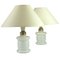 Small Danish Glass Pharmacy Table Lamps by Sidse Werner for Holmegaard, Set of 2, Image 1