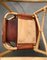 Mid-Century Danish Bamboo and Leather Safari Lounge Chair, 1960s, Image 20